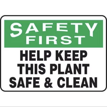 Accuform OSHA SAFETY FIRST SAFETY SIGN HELP FRMHSK939XL FRMHSK939XL